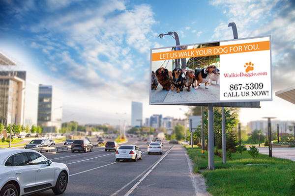 Reklamni pano uz cestu